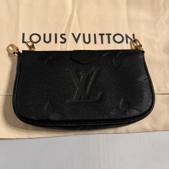 LOUIS VUITTON Empreinte Monogram Giant Multi Pochette Accessories Pochette ONLY - Picture 12 of 15